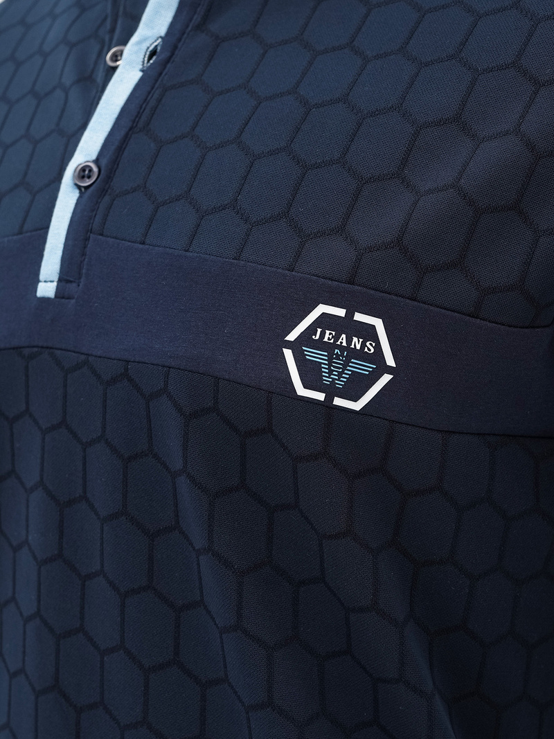 Muška polo majica modra OZONEE O/QQ922