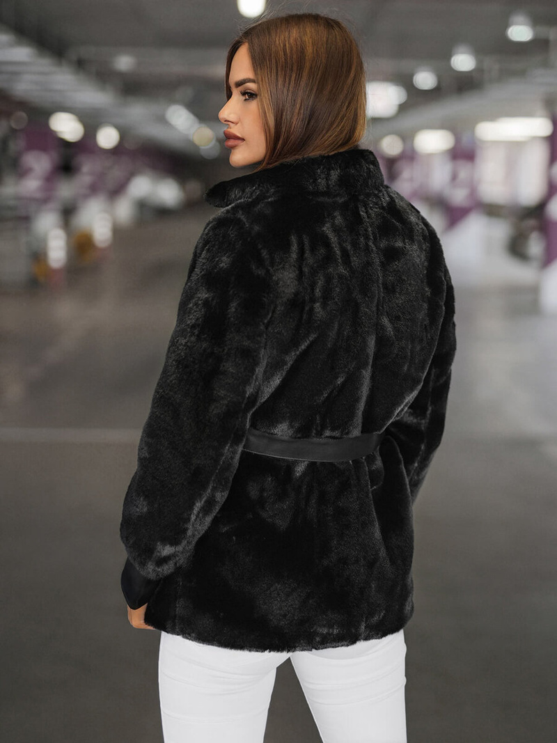 Ženska jakna crna OZONEE JS/11Z8075Z