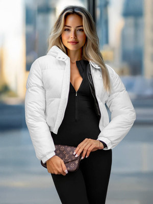 Ženska jakna bijela OZONEE JS/5M3260/281Z