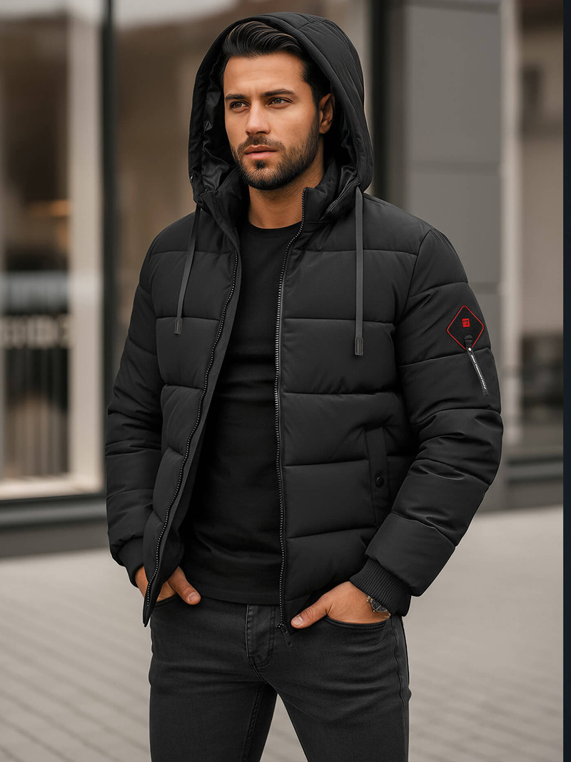 Muška parka jakna crna OZONEE JS/31M5031/392Z