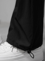 Ženske hlače crne OZONEE O/TT00375/1