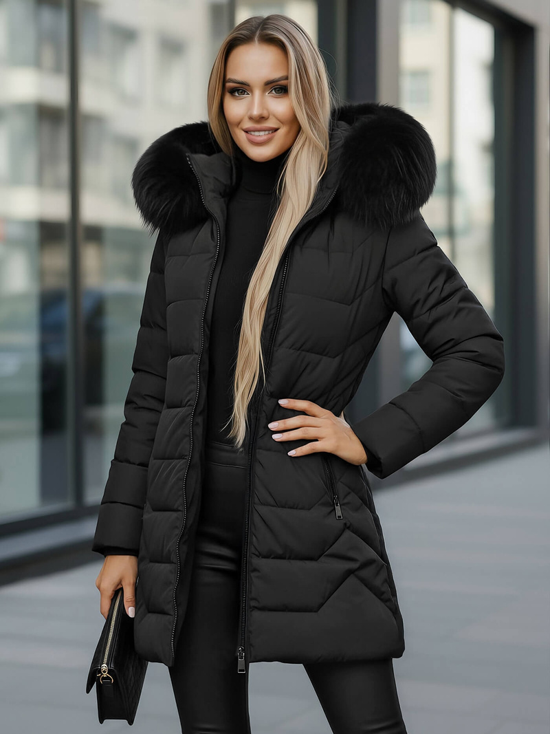 Ženska jakna crna OZONEE JS/16M9121/392Z