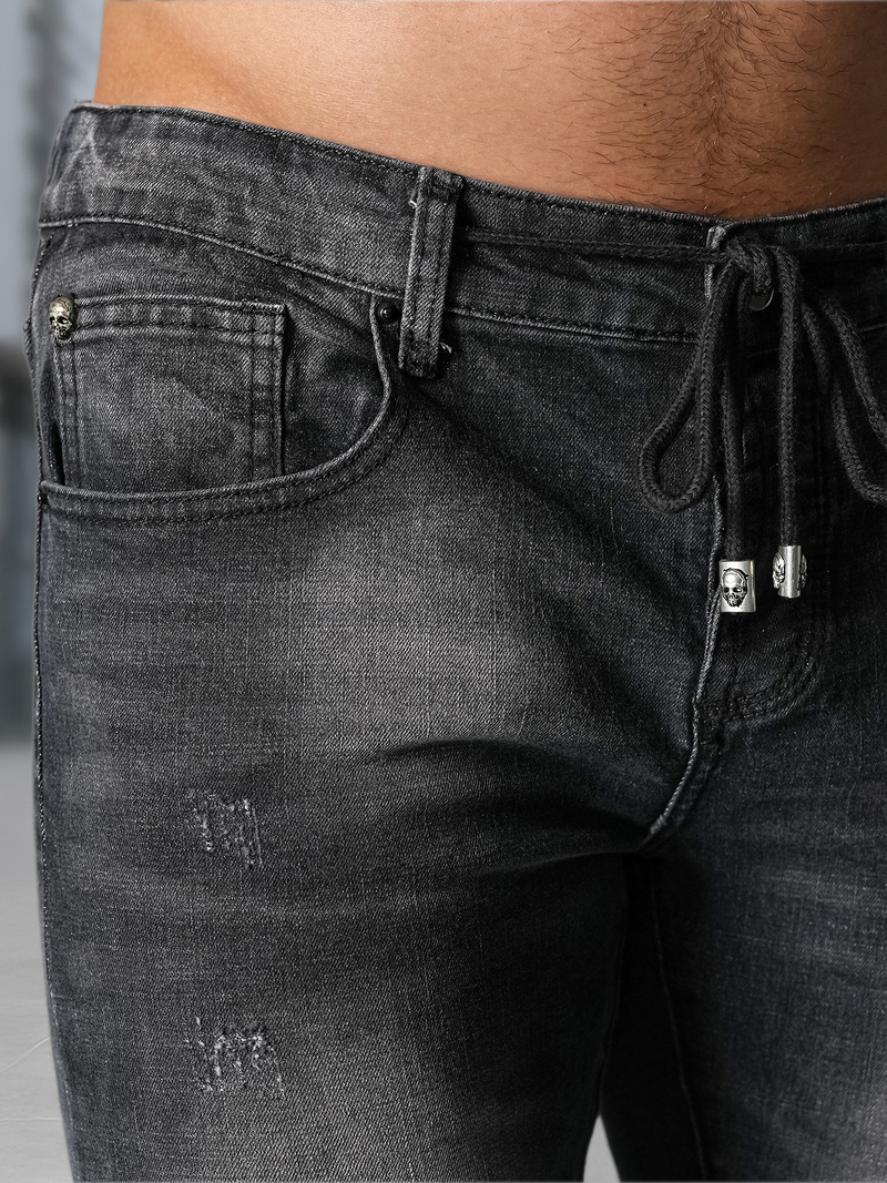 Muške Traperice Crne OZONEE NB/MP0063/1NZ