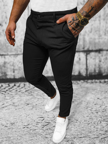 Muške chino hlače crne OZONEE O/4000