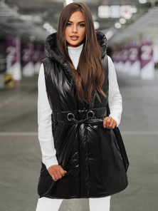 Ženski prsluk crni OZONEE O/DK119/1