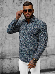 Muška Košulja Modra OZONEE O/V15