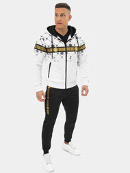 Muška trenirka Bijelo-crna OZONEE O/HM685