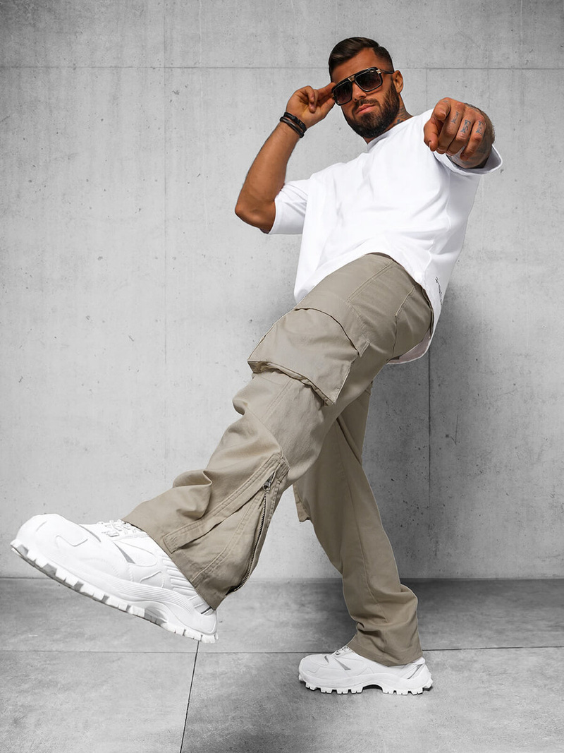 Muške Hlače Sive OZONEE O/G3016Z