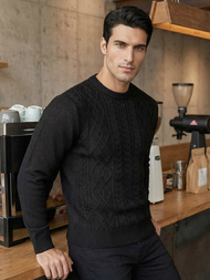 Muški Džemper Crni OZONEE JS/59B3610/3