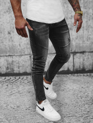 Muške traperice grafitne OZONEE NB/MP0028GZ