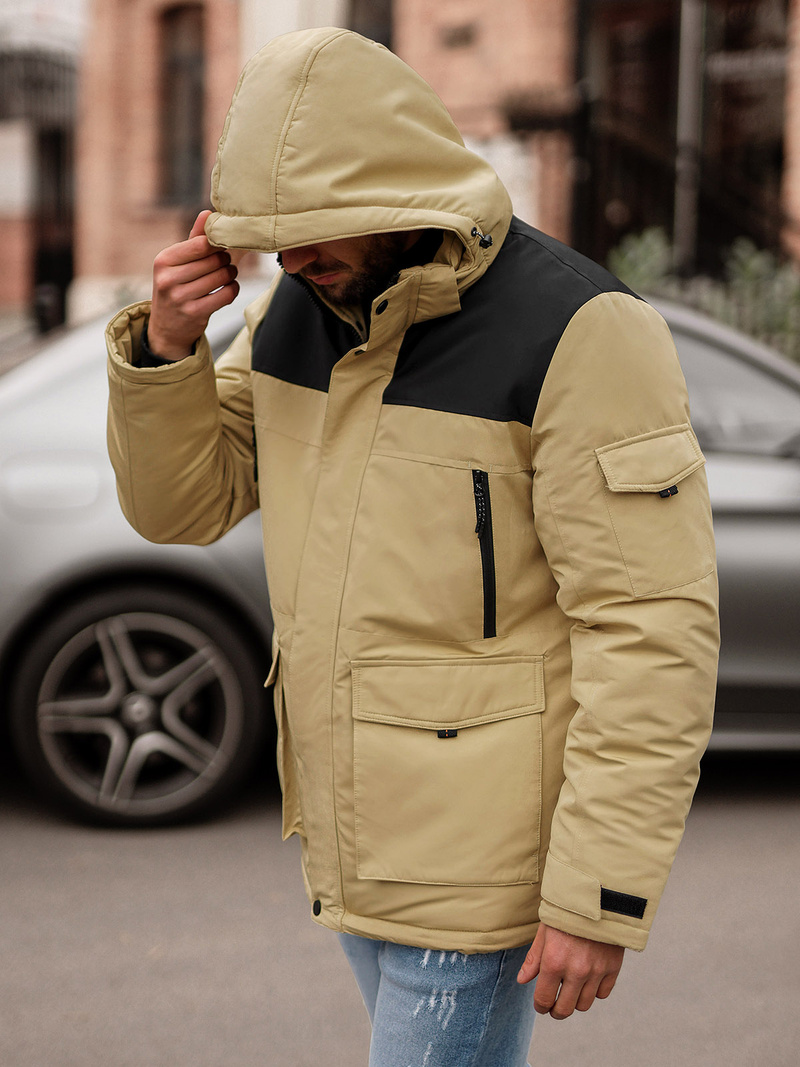 Muška Jakna Bež OZONEE JS/22M322/62Z