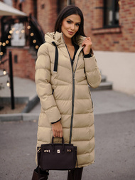 Ženska jakna bež OZONEE JS/M736/62Z