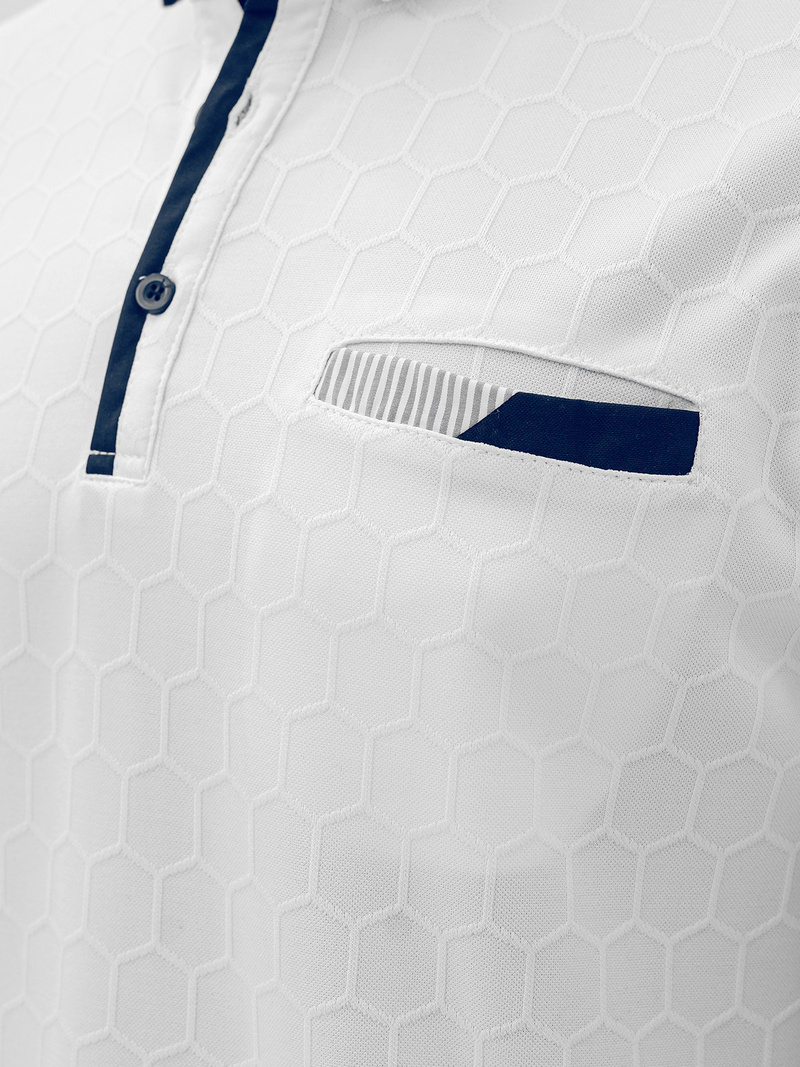 Muška polo majica bijela OZONEE O/QQ923