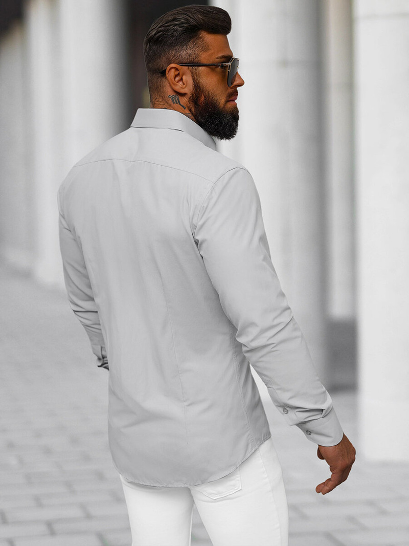 Muška Košulja Siva OZONEE O/V118