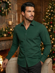 Muška Košulja Zelena OZONEE O/V66Z