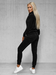 Ženski trenirka od velura crna OZONEE JS/8C1176/3