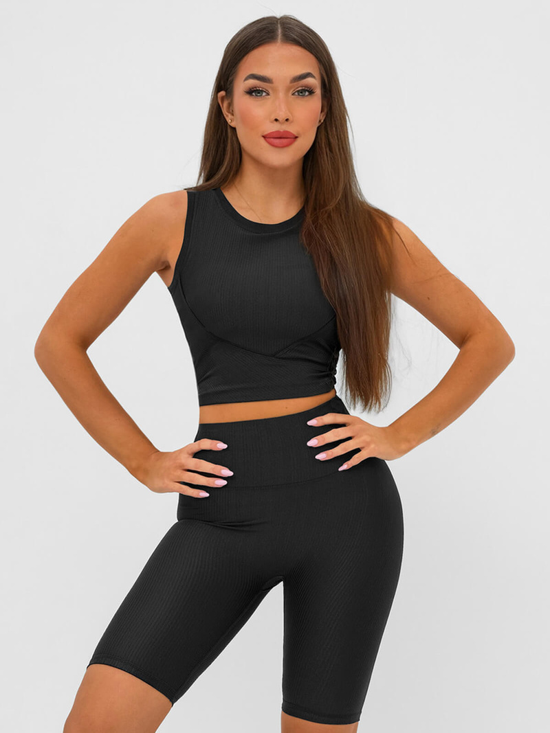 Ženski sportski grudnjak crne OZONEE JS/17K596/3