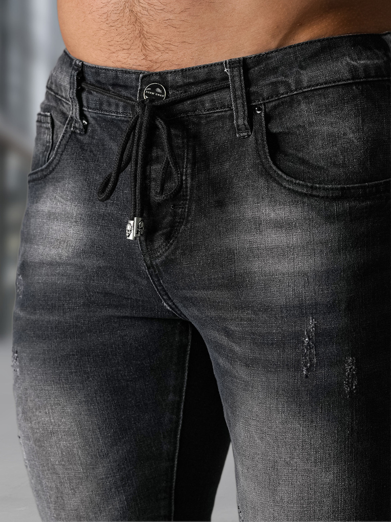 Muške Traperice Crne OZONEE NB/MP0063/1NZ