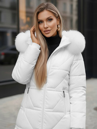 Ženska jakna bijela OZONEE JS/16M9099/281Z