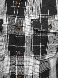 Muška košulja crni OZONEE NB/MC727N