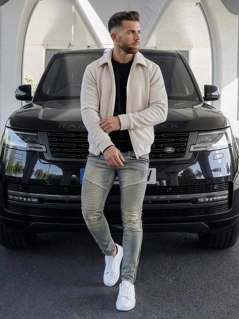 Muške Traperice Plave OZONEE O/EM8886Z