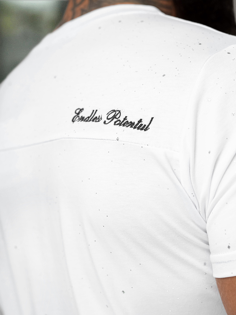 Muška Majica Bijeli OZONEE O/QQ1387