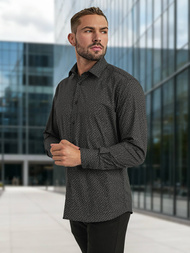 Muška košulja crna OZONEE V/V184