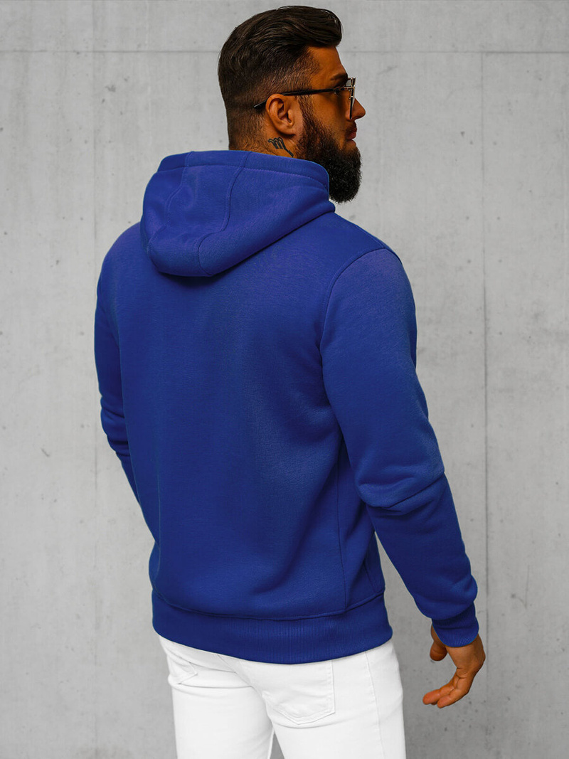 Muška dukserica s kapuljačom kobalt OZONEE JS/2008Z