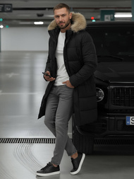 Muška parka jakna crna OZONEE JS/25M9803/392