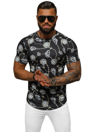 Muška Majica Crna OZONEE O/PT012