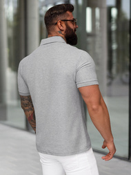 Muška polo majica siva OZONEE NB/MT3142