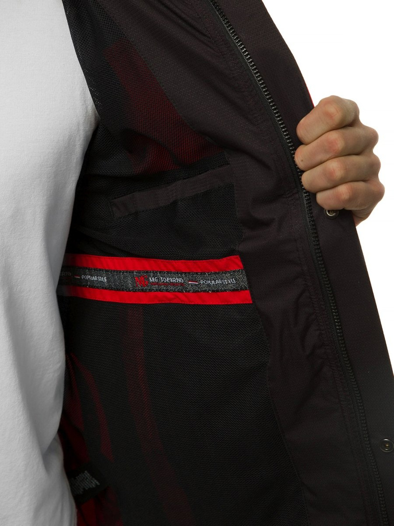 Muška prijelazna jakna Crvena OZONEE MG/2512