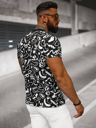  Muška Majica Crna OZONEE JS/8T1205/3