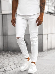 Muške Traperice Bijele OZONEE E/5391/01Z