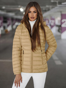Ženska Jakna Bež OZONEE JS/16M9101/254Z
