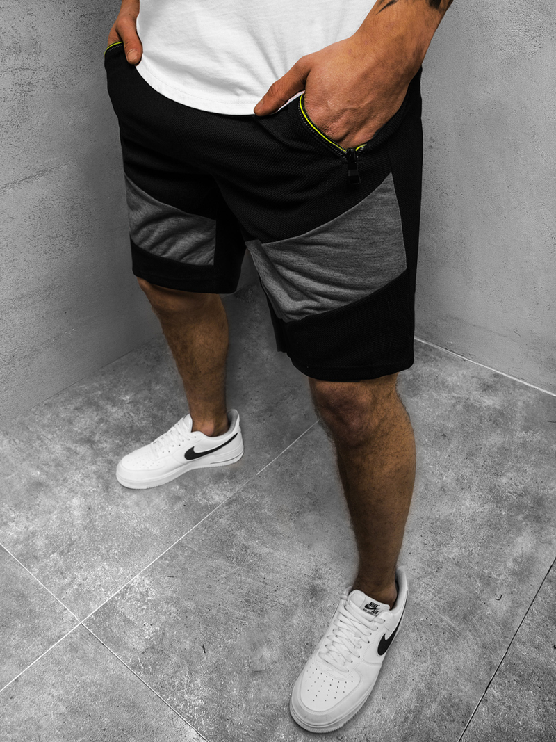 Muške kratke hlače Crne OZONEE JS/KS2515Z