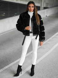 Ženska jakna crna OZONEE JS/11Z8080Z