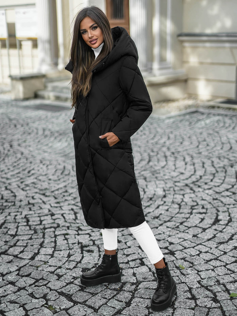 Ženska jakna crna OZONEE JS/5M3173/392Z