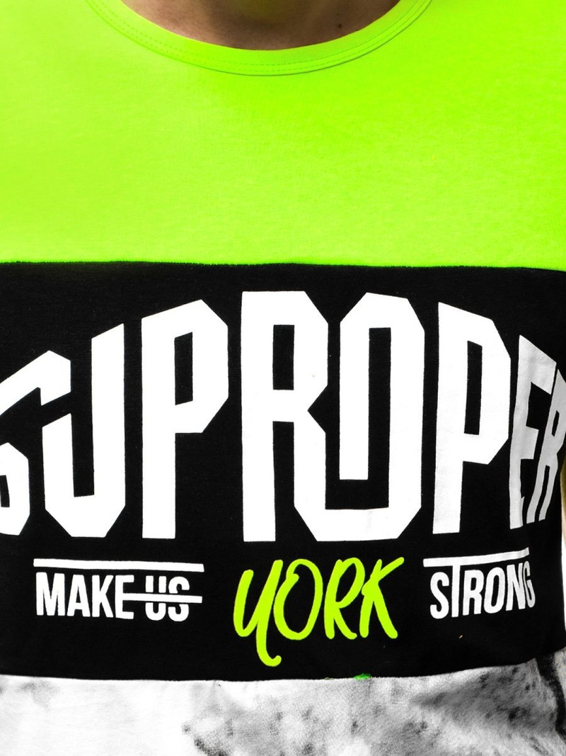 Muška majica Zelena OZONEE JS/KS1974Z