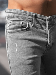 Muške traperice grafitne OZONEE DO/2446