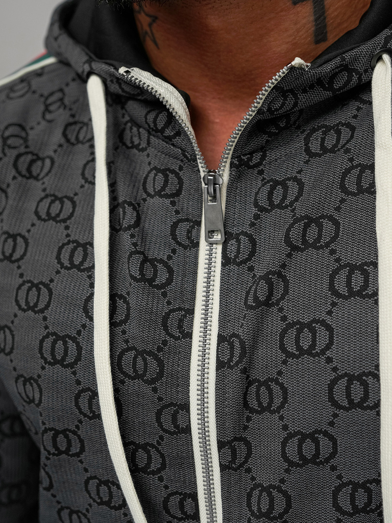 Muška trenirka crna OZONEE O/FF5111AB