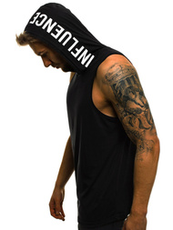 Muška majica bez rukava crna OZONEE O/2537 