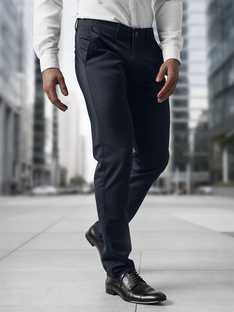 Muške chino hlače modre OZONEE V/5100