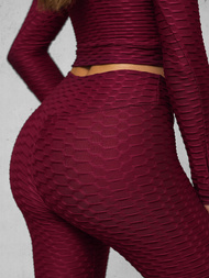 Dvodijelni set trenerke bordo OZONEE O/22060Z