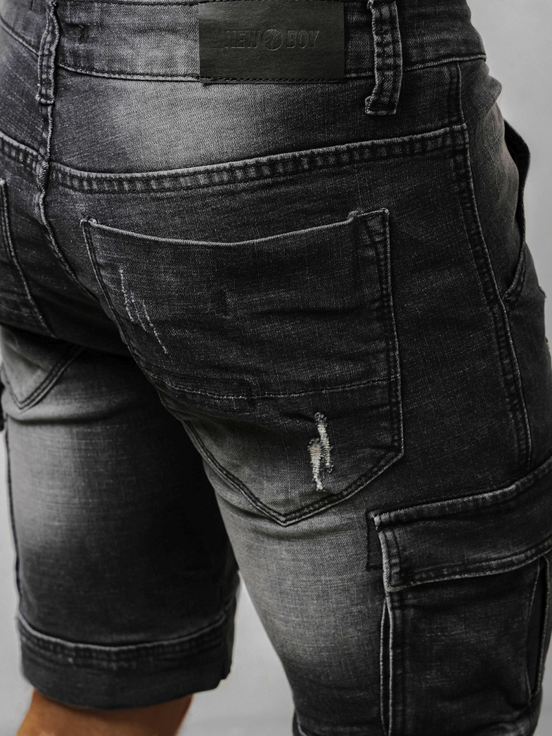 Muške Kratke Hlače Crne OZONEE NB/MP0039N