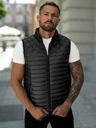 Muški prsluk crni OZONEE JS/16M9333/392B