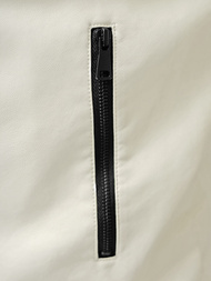 Muška kožna jakna ecru OZONEE JS/11Z8107