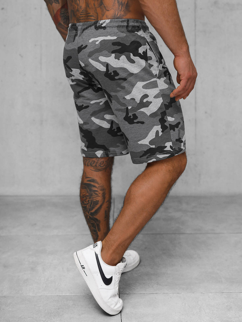 Muške sportske kratke hlače sive OZONEE JS/8K283/2