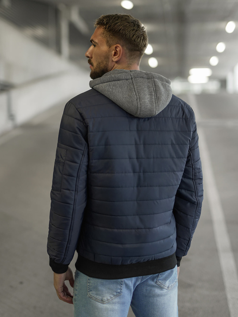 Muška jakna modra OZONEE JS/8M985/215Z