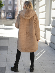 Ženska duga zimska jakna crna OZONEE JS/5M3352/392